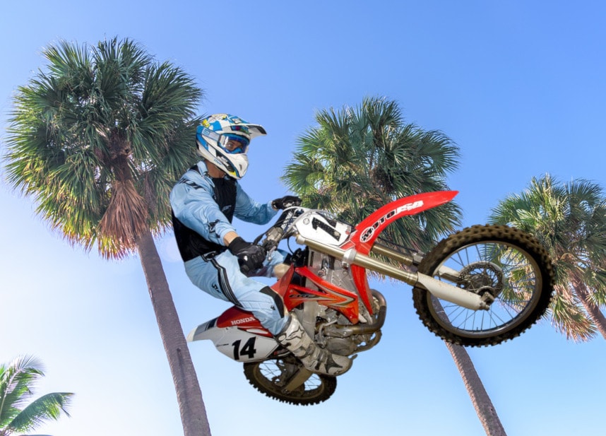 Kjøring i palmehelgen